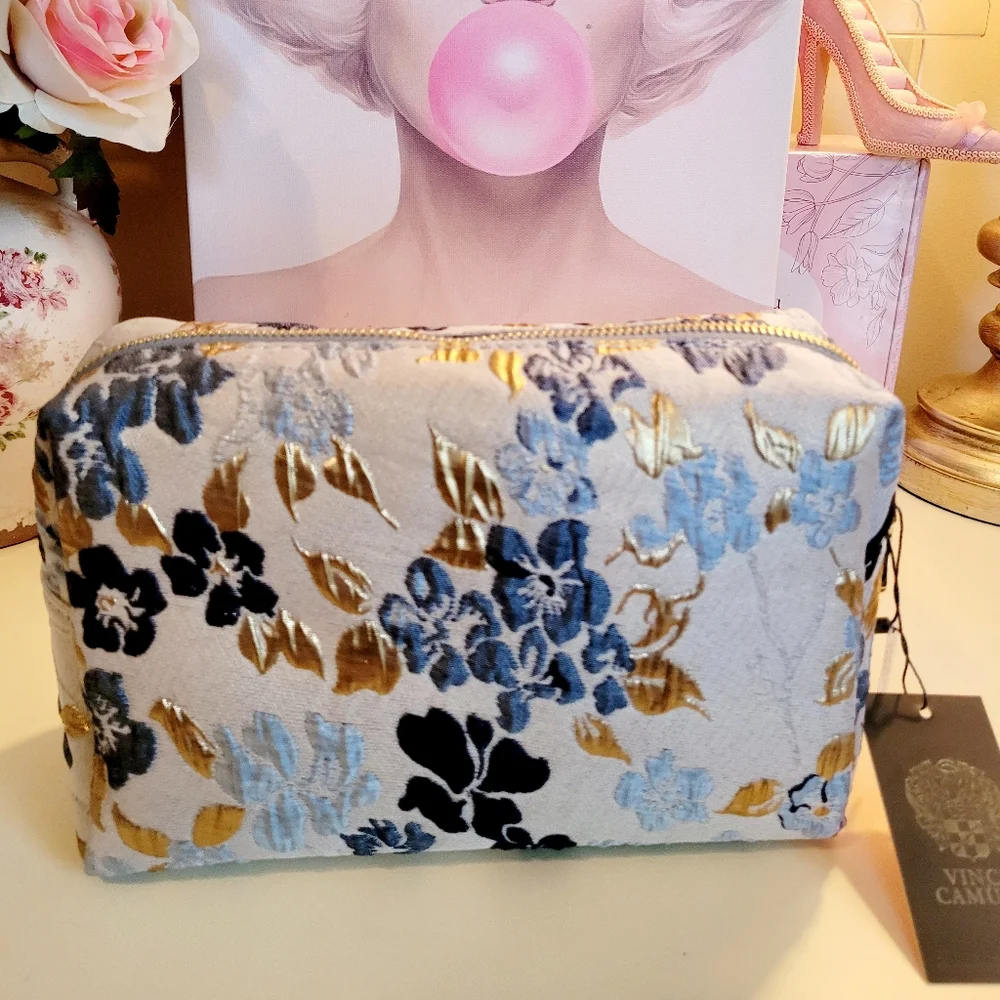 🌺Vince Camuto Cosmetic Bag Cosmetic Case Travel Bag Luxury